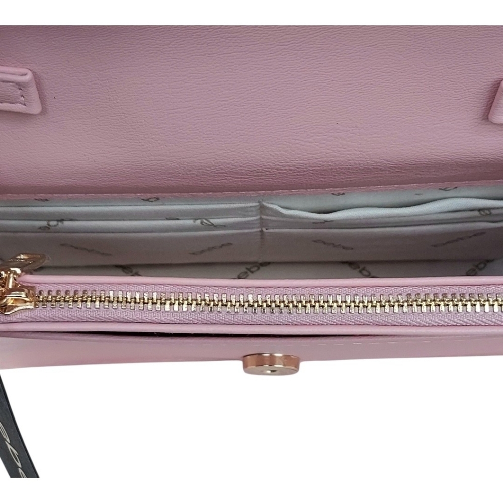 Bebe Pink Crossbody/Shoulder Purse Bag With Gold Chain Strap  NWT Retail $79.00 - Picture 6 of 7